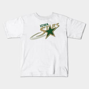 Defunct Iowa Stars Hockey Team Kids T-Shirt